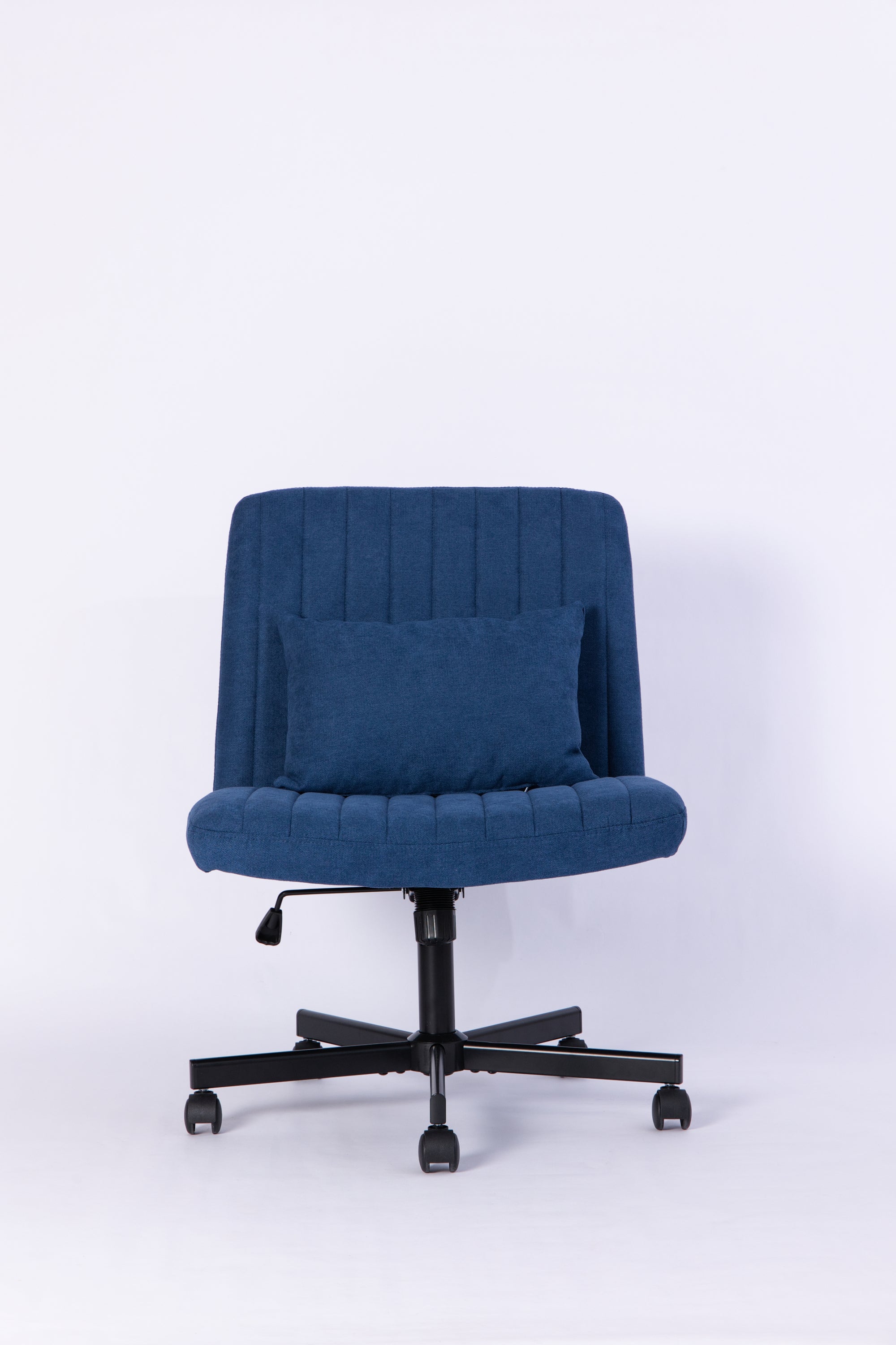 Criss Cross Armless Office Chair with Wheels
