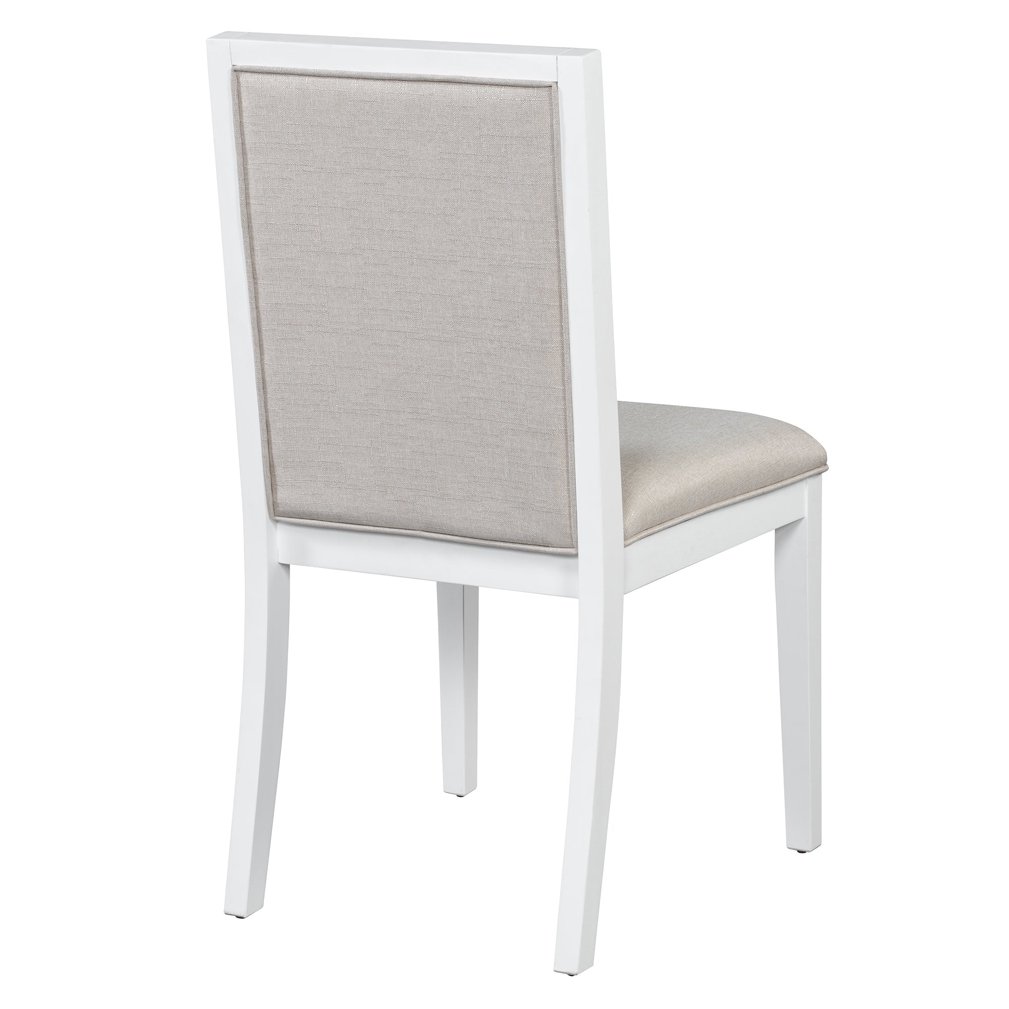 5-Piece Extendable Dining Table Set with Removable Leaf