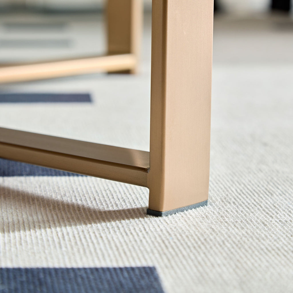 Modern Handcraft Drum Round Coffee Table