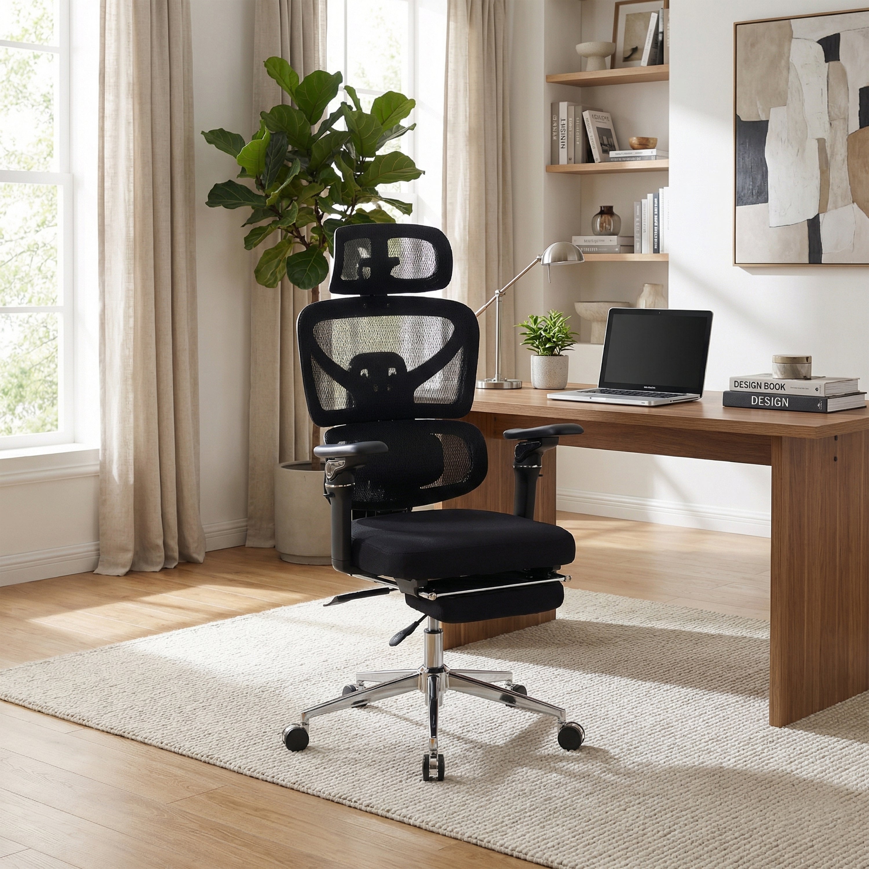 Ergonomic Office Chair with Massage Lumbar Support