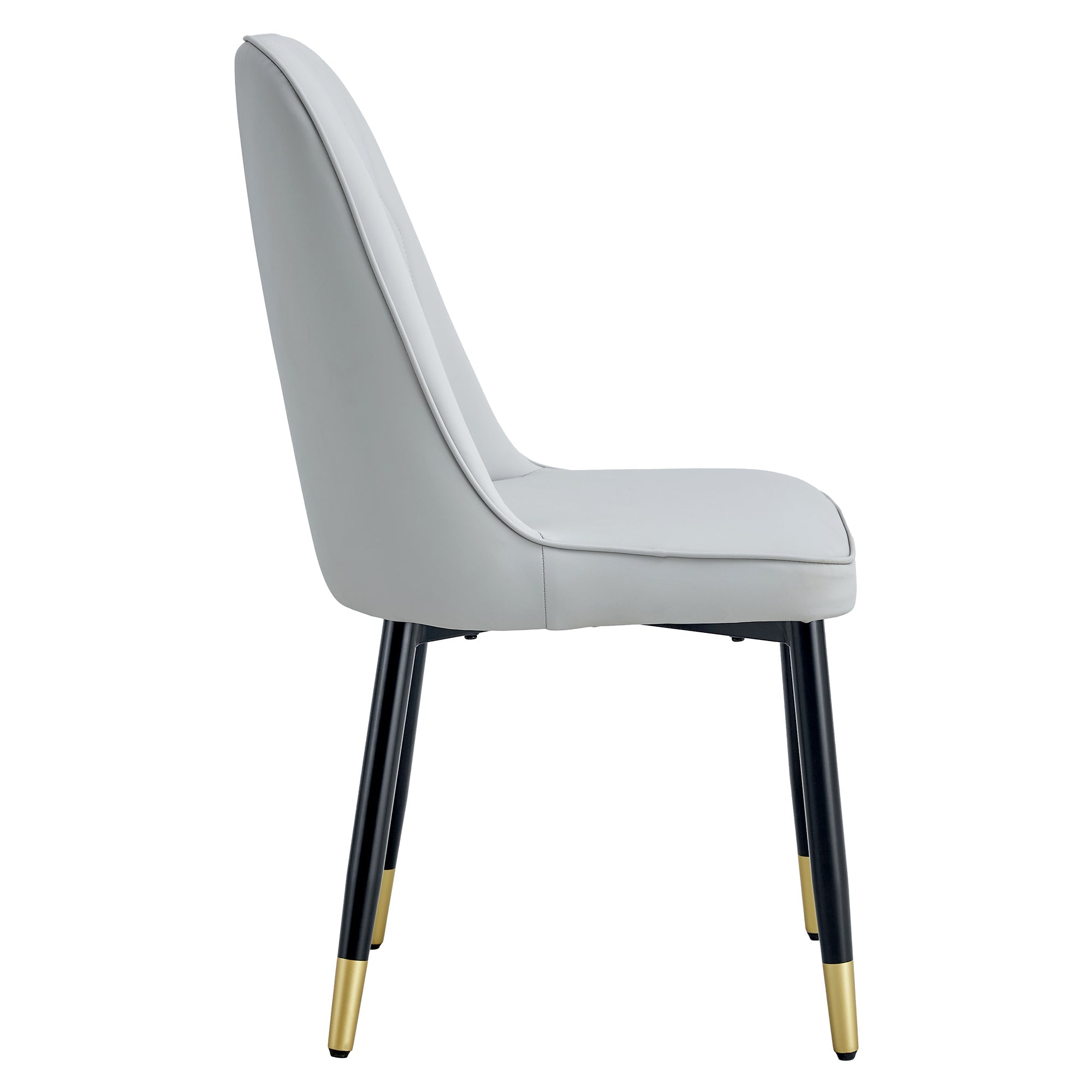 Modern PU Artificial Leather Dining Chairs (Set of 4)