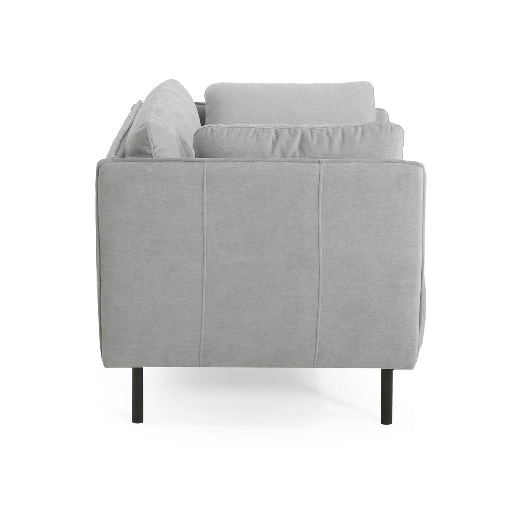 Vintage Grey 39' Lounge Chair with Polyester Upholstery