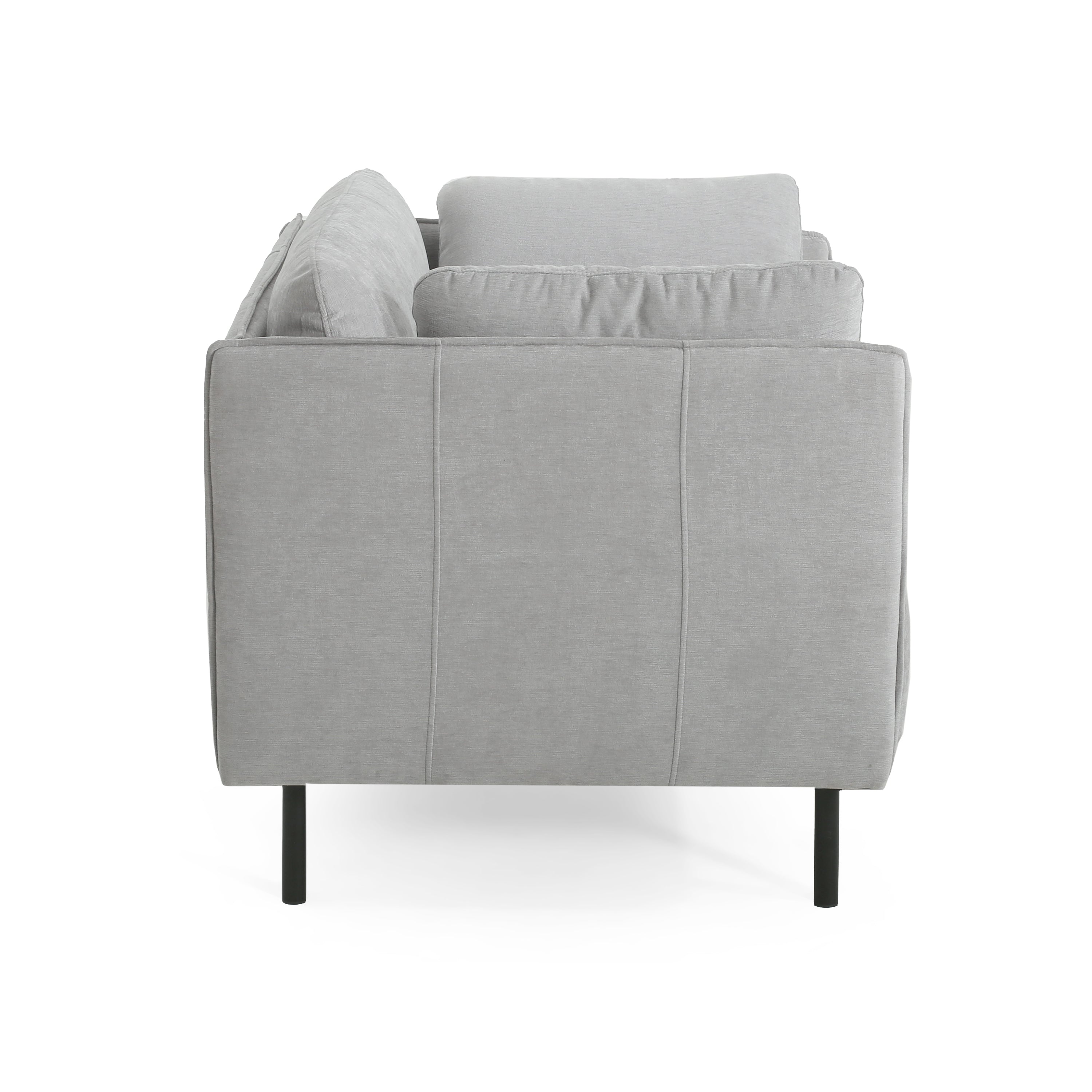 Vintage Grey 39' Lounge Chair with Polyester Upholstery