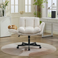 Pet Friendly Swivel Office Chair Adjustable Height Double Cushioned