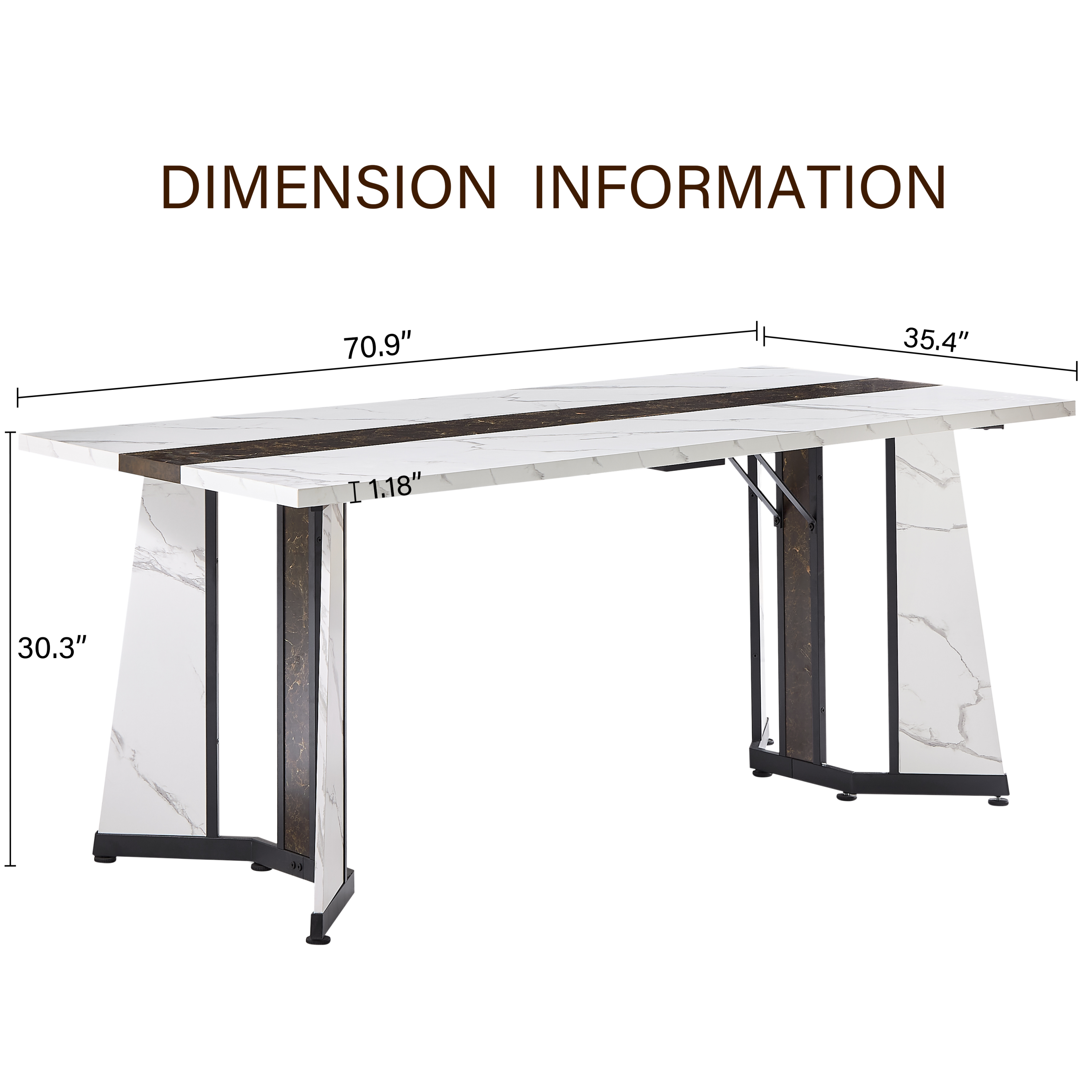 Rustic Rectangular Large Dining Table