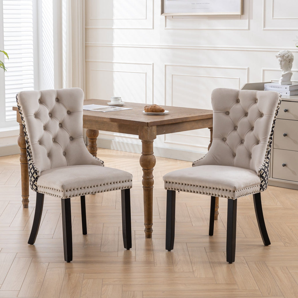Classic Velvet Dining Chairs(Set of 2)