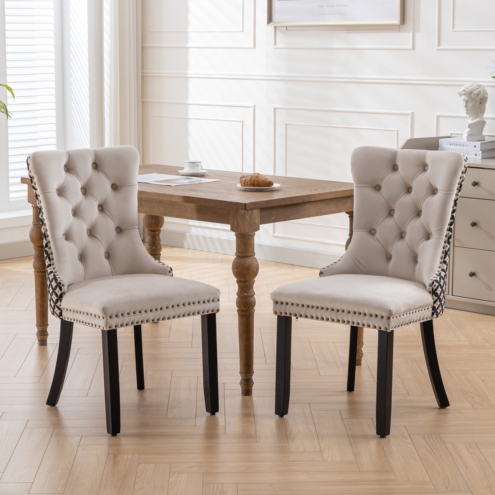 Classic Velvet Dining Chairs(Set of 2)