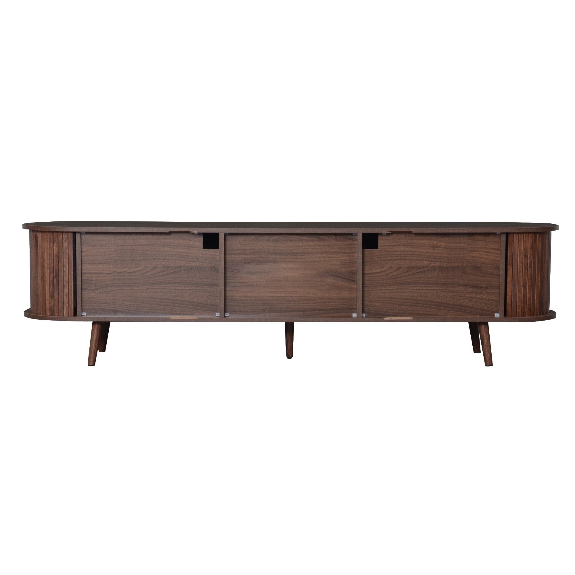 Mid-Century Modern TV Stand for 80' TV