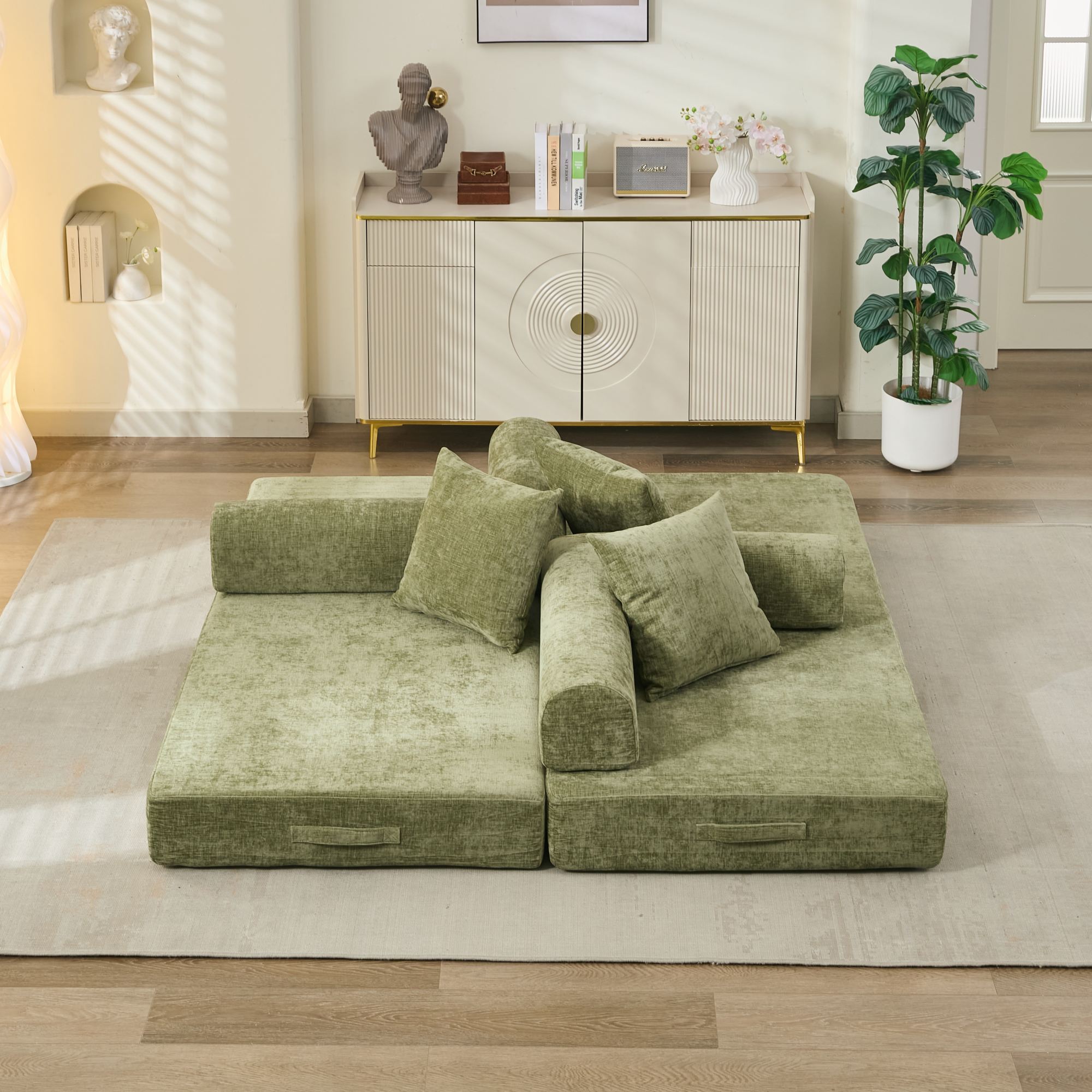 Comfy Convertible Folding Mattress Sofa Bed