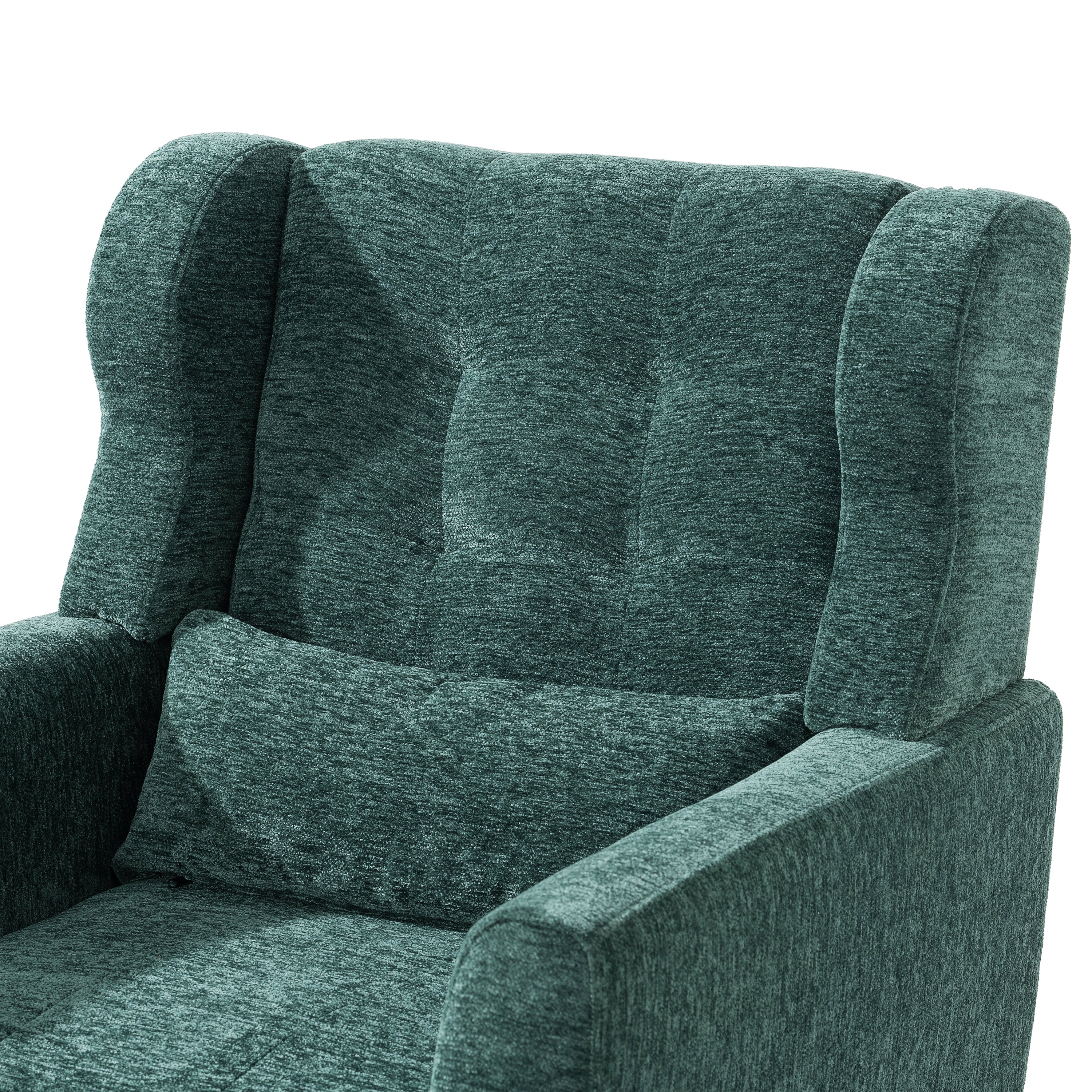 Mid-Century Chenille Accent Chair – Comfy Reading Chair with Lounge Style