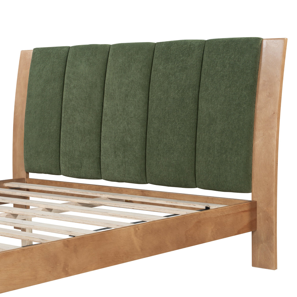 Queen Size Premium Pine Wood Queen Bed Frame