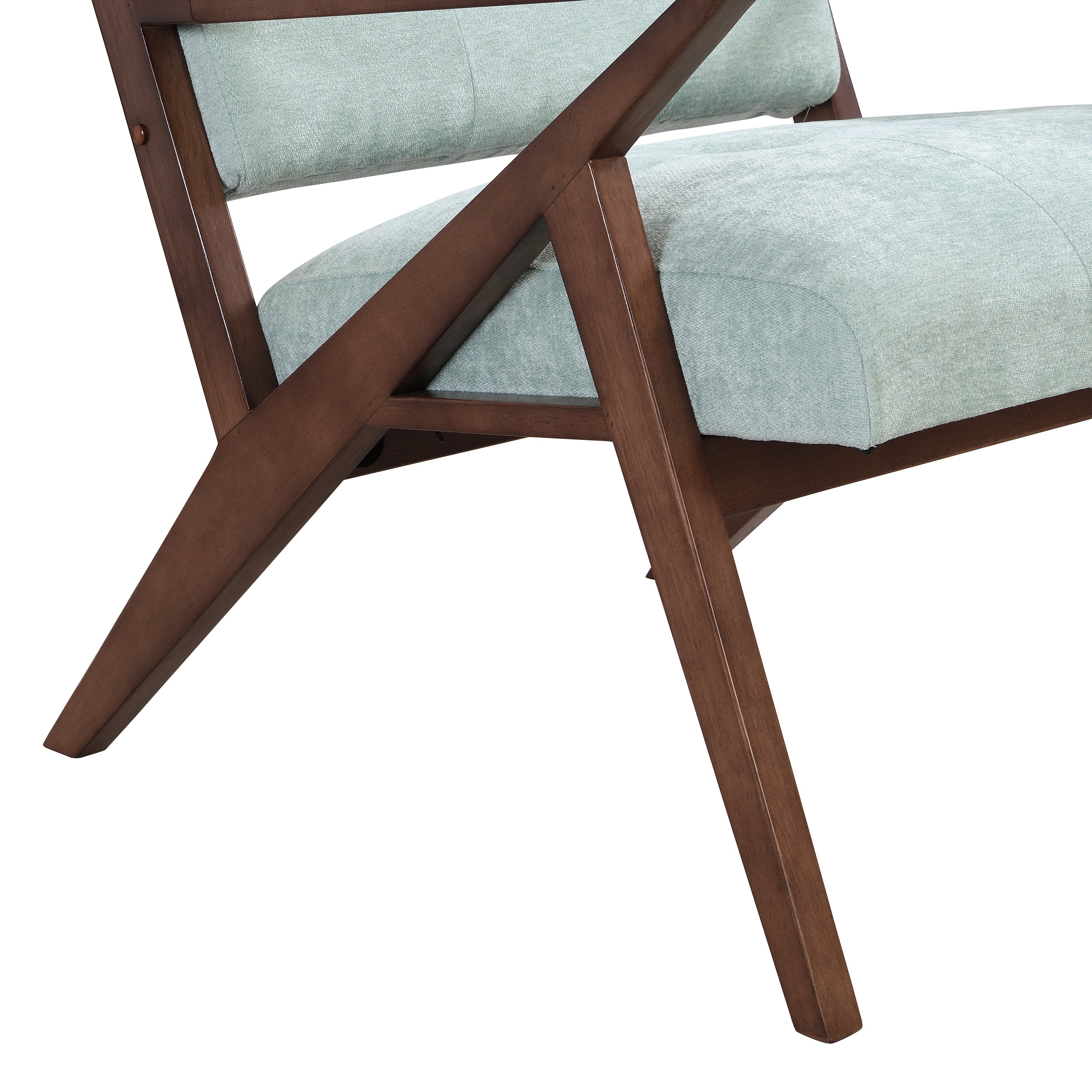 Mid-Century Modern Accent Chair with Plush Cushions