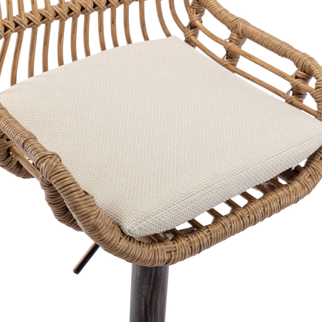 Modern Swivel Bar Stools (Set of 2)