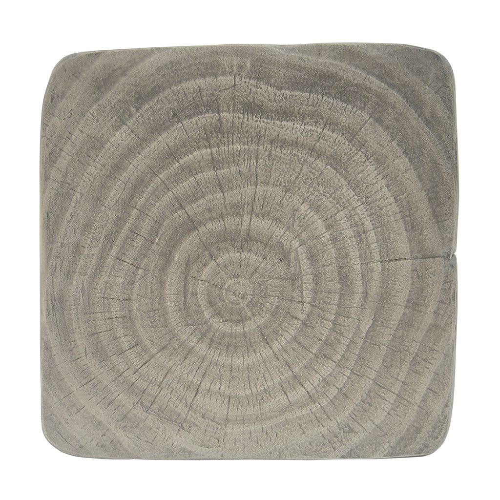 Twist Shape Side Table with Wood-like Texture