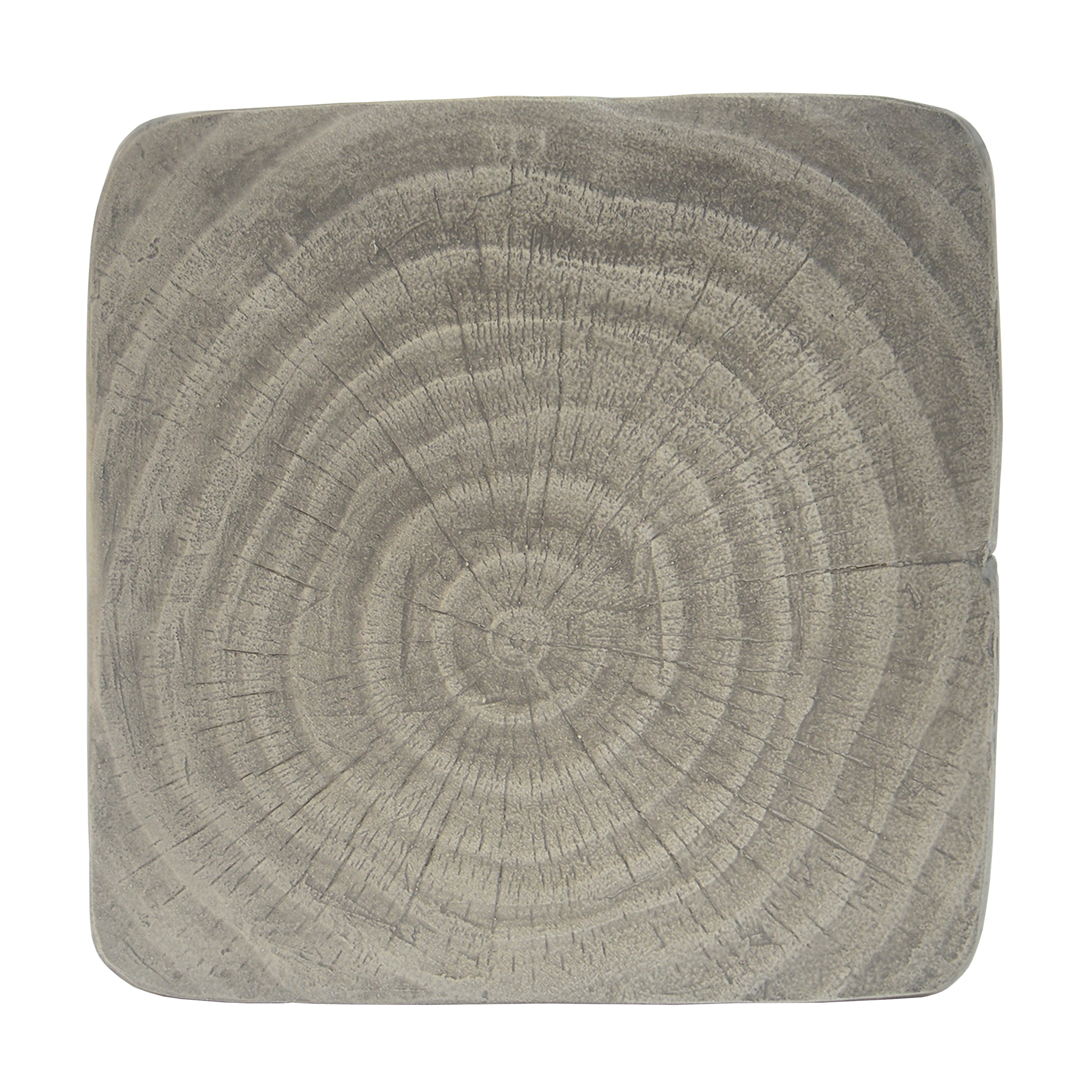 Twist Shape Side Table with Wood-like Texture