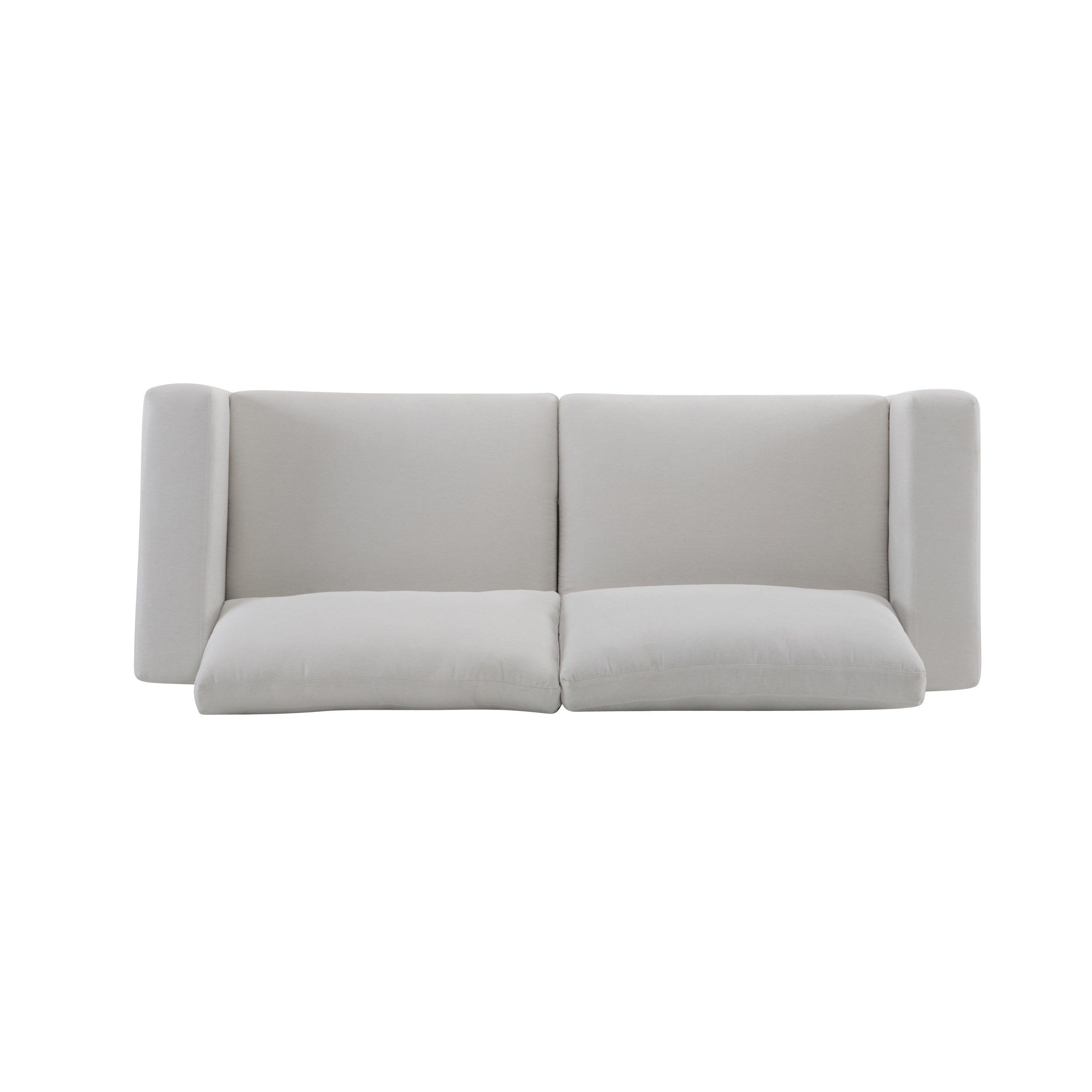 81'' Modern Square Arm Sofa with Soft Fabric Upholstery