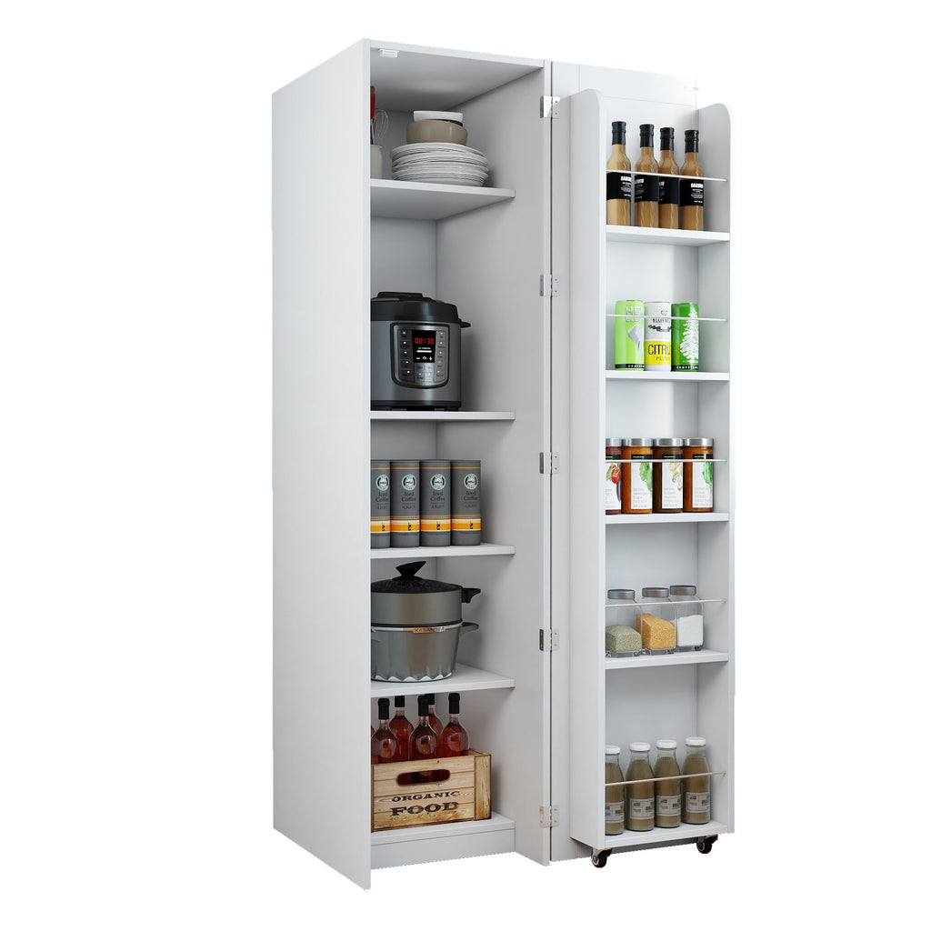 Kitchen Pantry Freestanding Buffet Storage Cabinet
