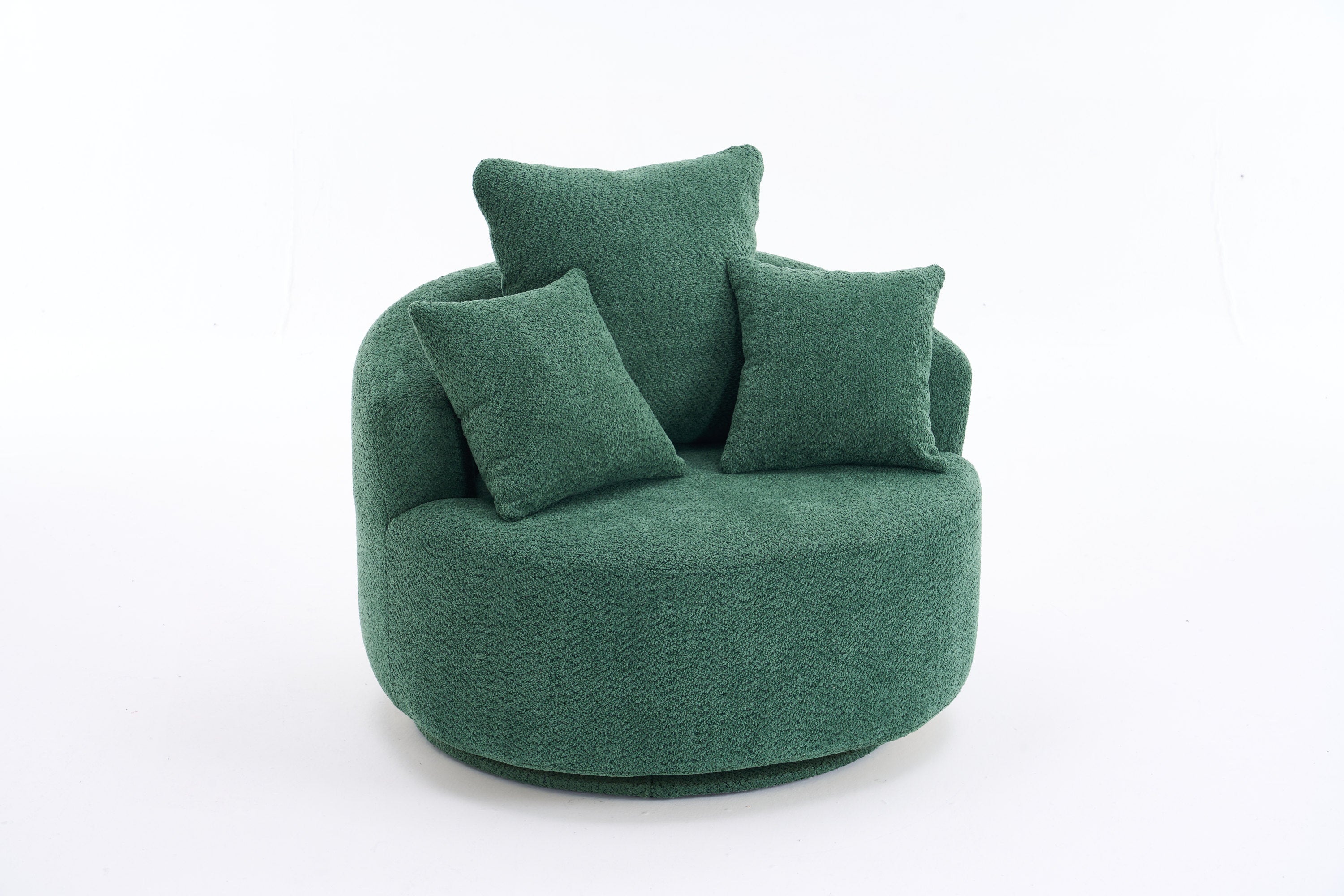 360° Swivel Round Upholstered Sofa Chair