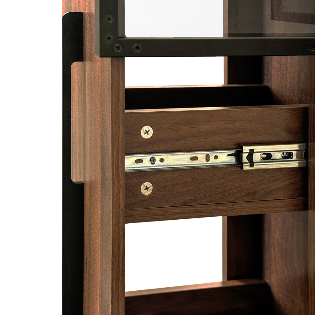 70' Display Cabinet with Glass Doors and Lights