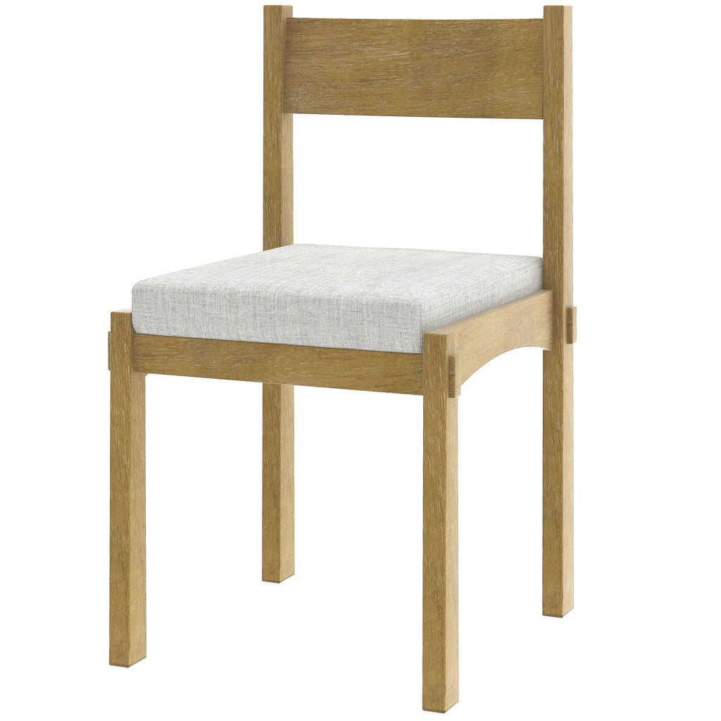 7-Piece Retro Wood Dining Table Set