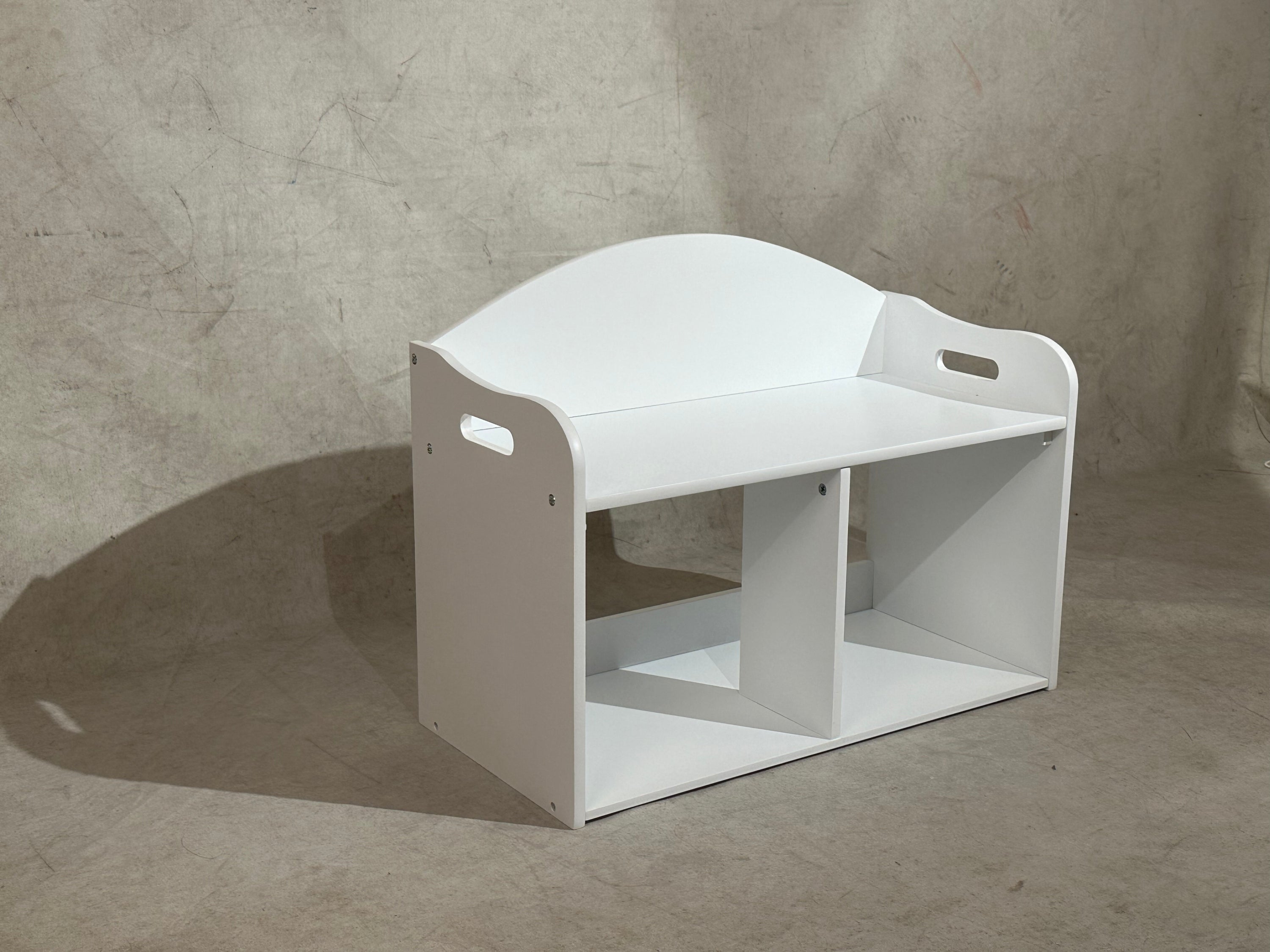 Kids Wooden Toy Box with Collapsible Fabric Drawers
