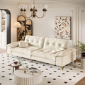 104.7 ' Modern 4-Seat Cloud Sofa with Wide Removable Armrests