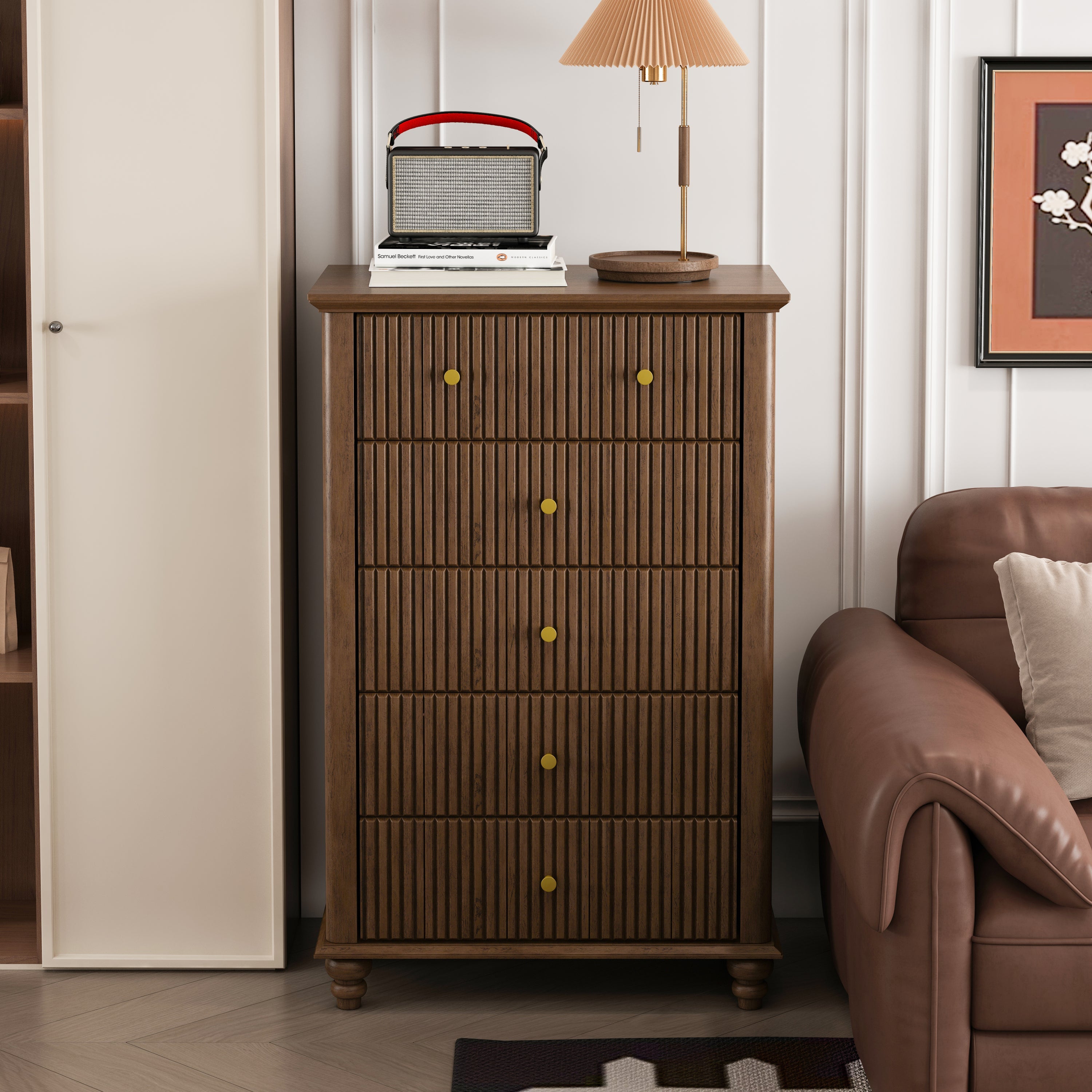 45 Inch Tall Modern Chest of Drawers