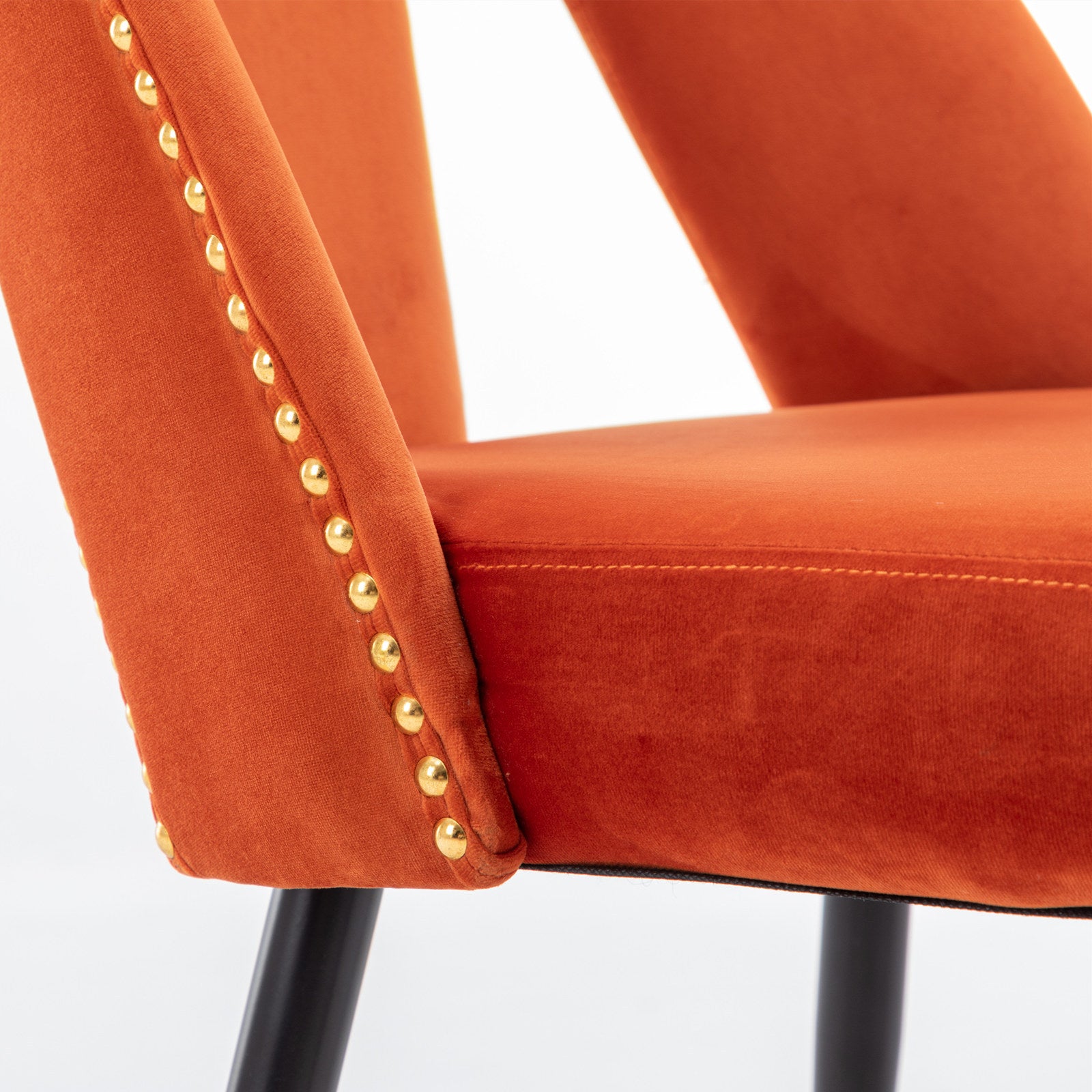 Modern Velvet Upholstered Dining Chair (Set of 2)
