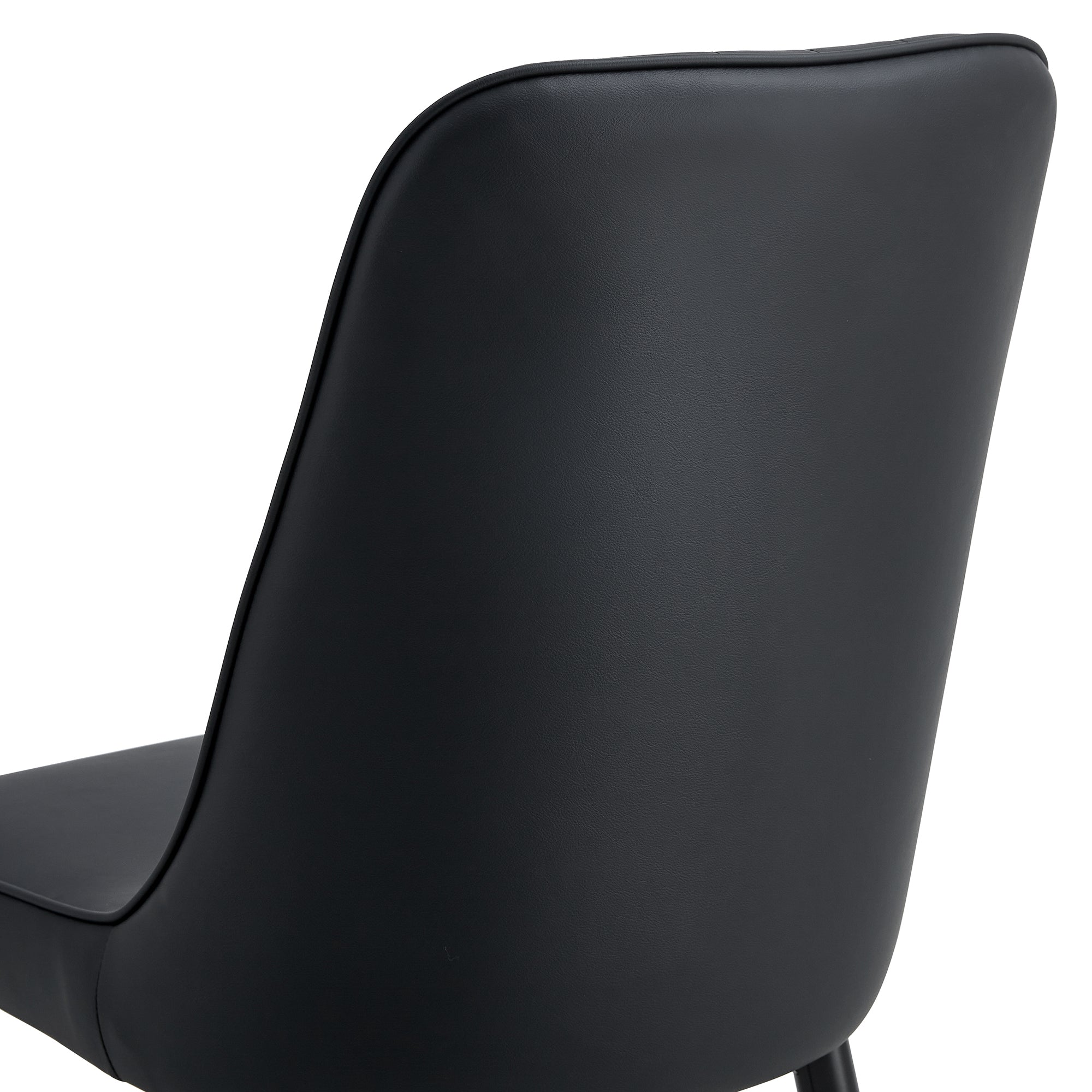 Modern PU Artificial Leather Dining Chairs (Set of 4)