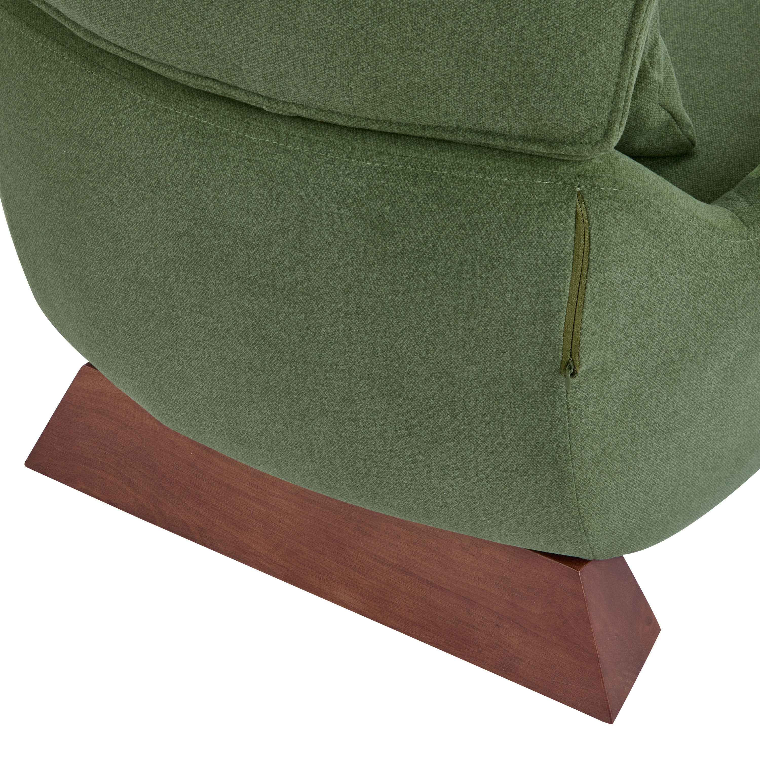 Modern Brown Polyester Accent Chair with Pet/Storage Space