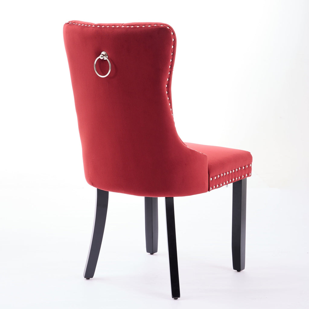 Classic Velvet Dining Chairs (Set of 2)