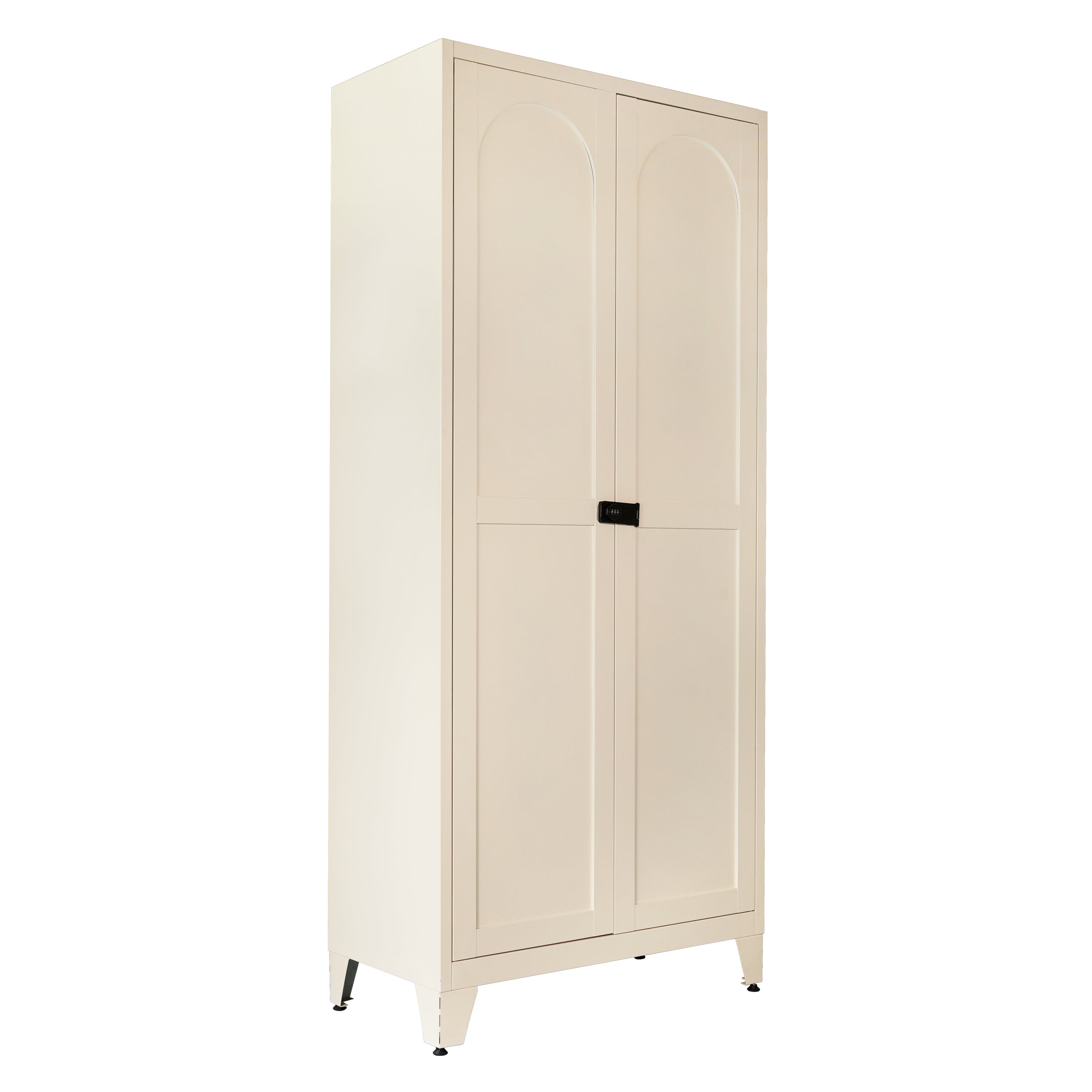 71'' 2 Shapely Doors Cabinet with Lock