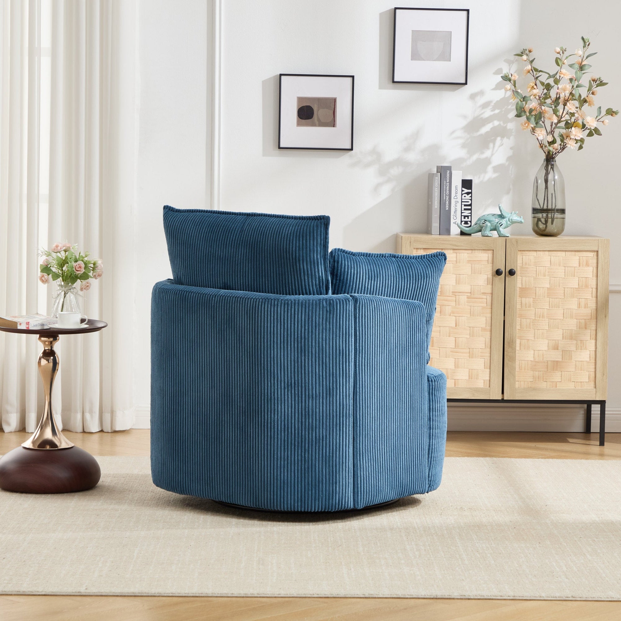 360° Smooth Swivel Living Chair