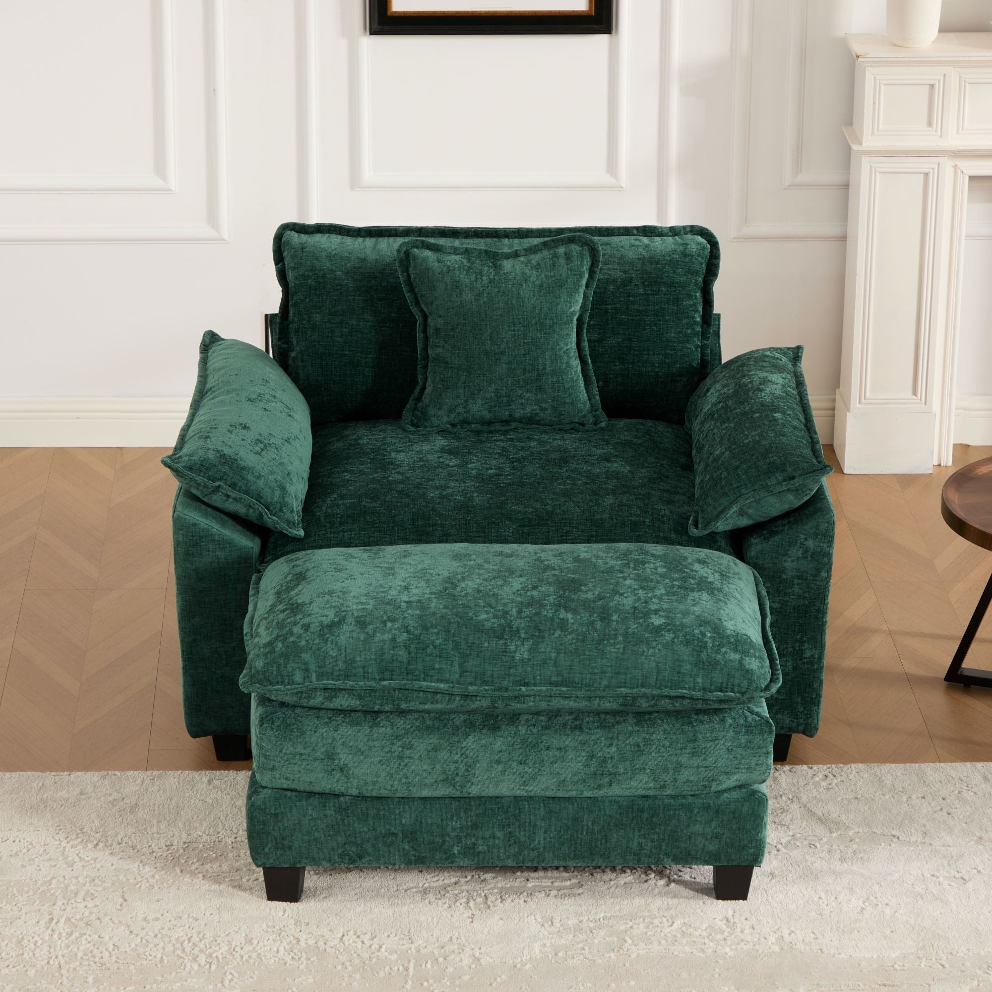 Modern Sectional Cloud Sofa Single Seat (Ottoman is Not Included)
