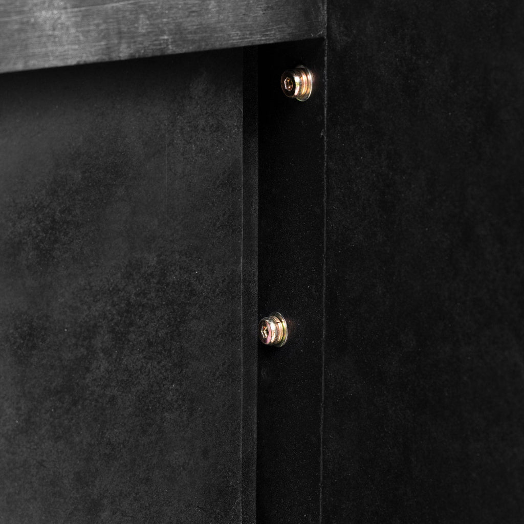 Unique Retro Silhouette Console Table with Open Style