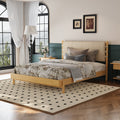 Premium Queen Size Rubber Wood Platform Bed Frame