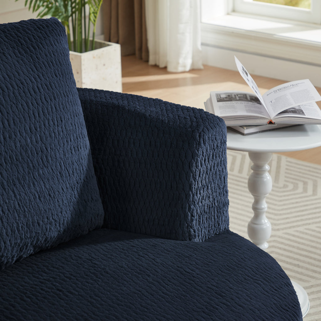 360° Swivel Compressible Accent Chair