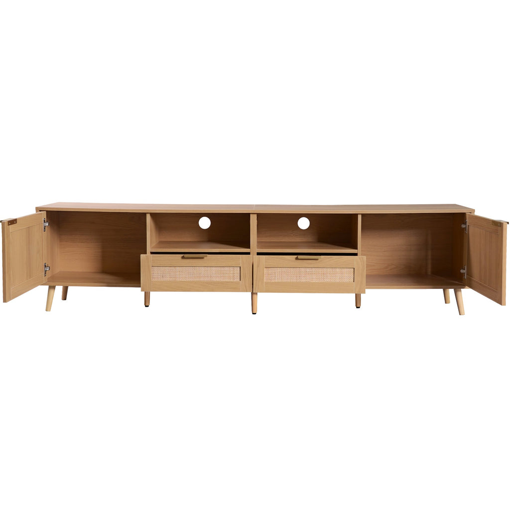Modern Rattan TV Stand for TVs