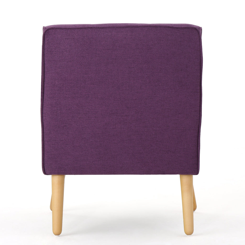 Mid-Century Modern Arm Chair with Tufted Back