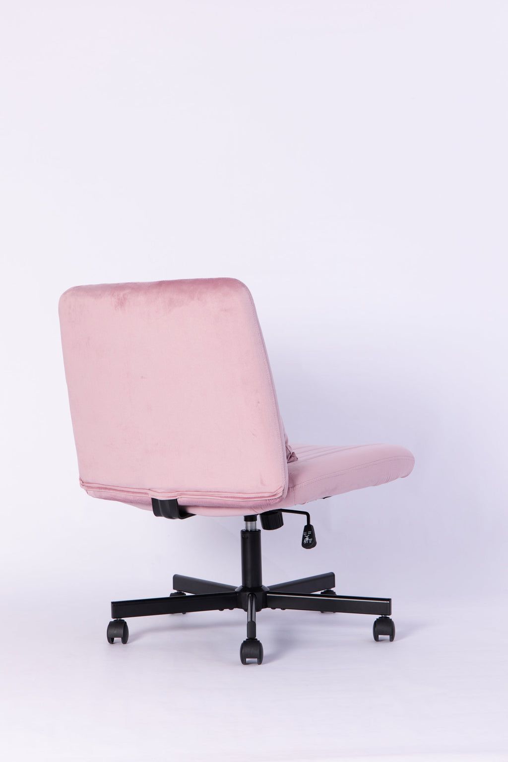Criss Cross Armless Office Chair with Wheels