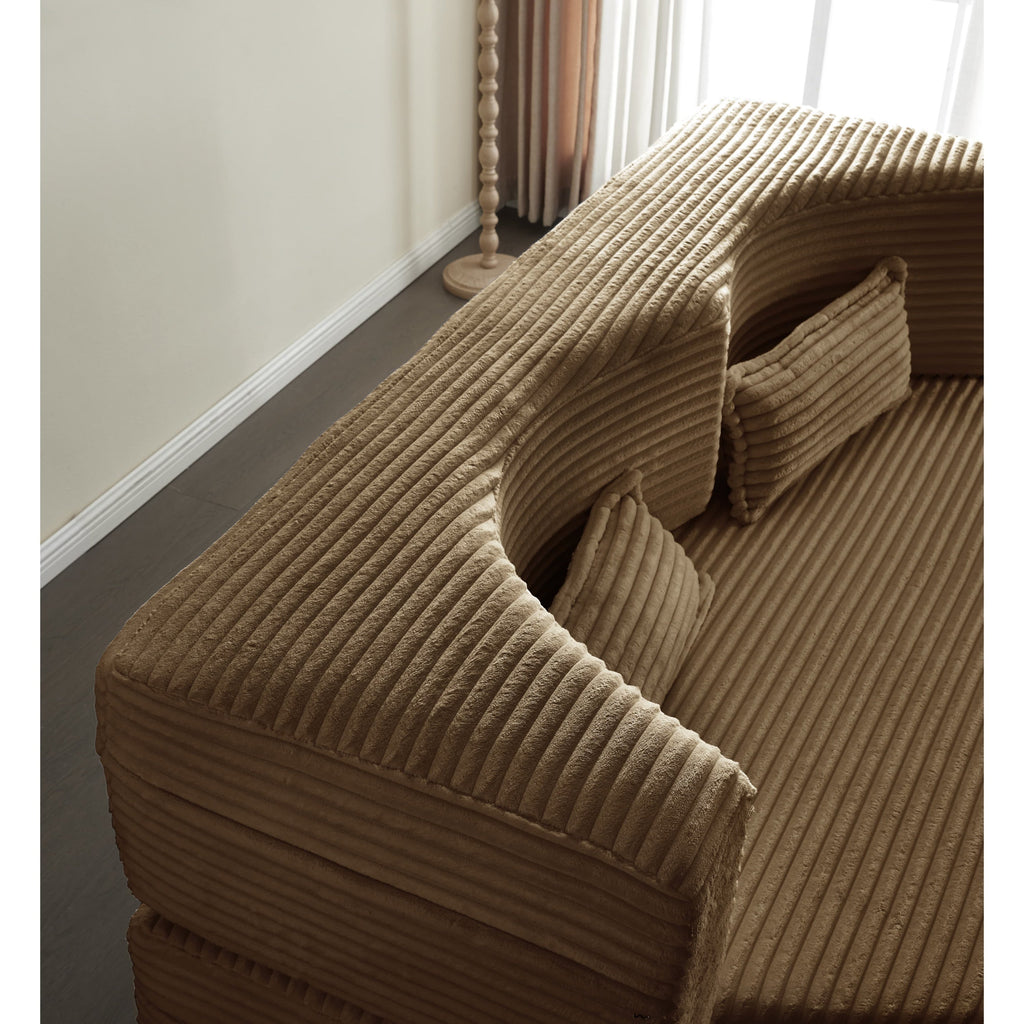 Full Size Convertible Floor Sleeper Sofa Bed