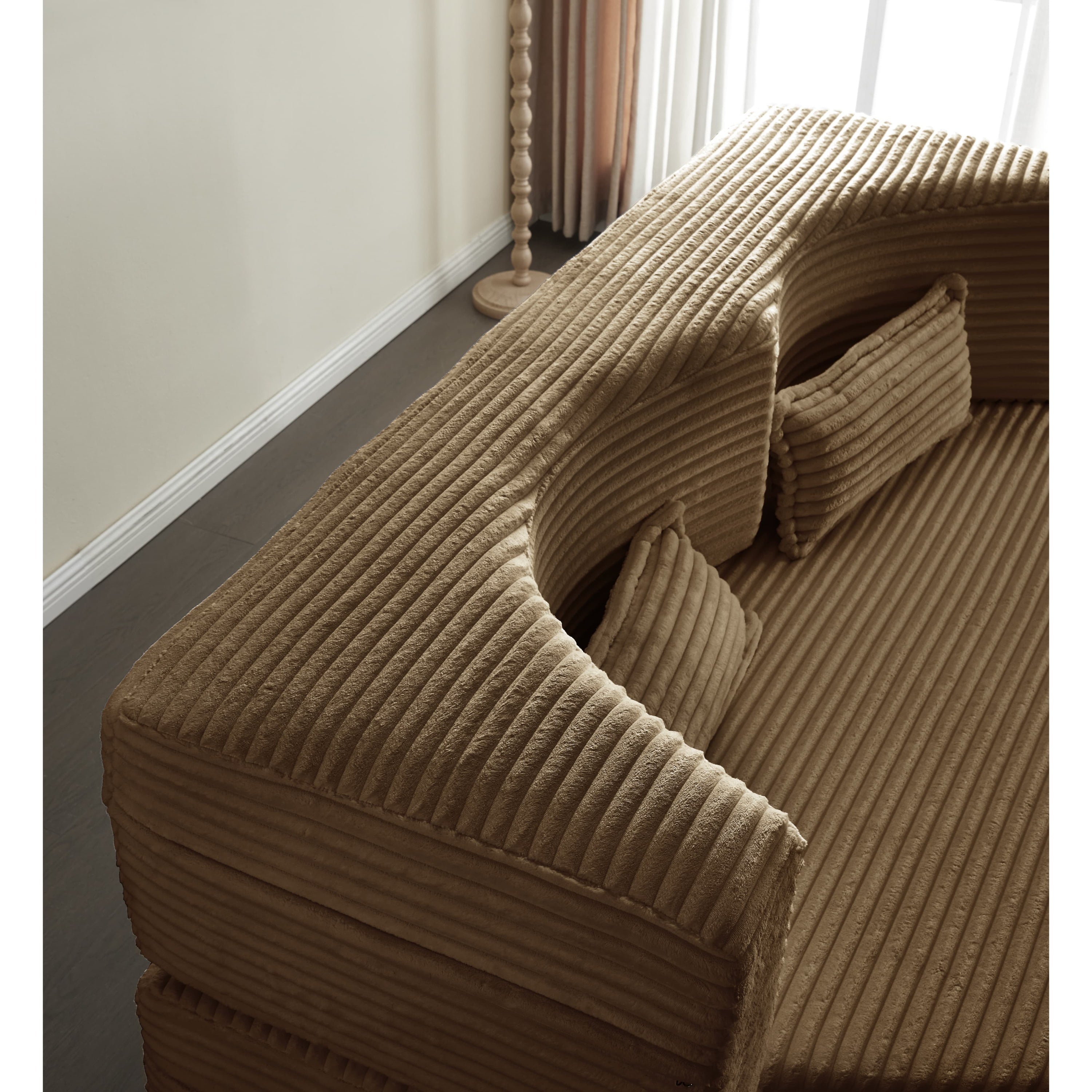 Full Size Convertible Floor Sleeper Sofa Bed