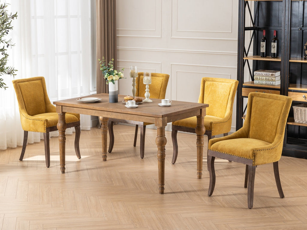 Ultra Side Thickened Fabric Dining Chair (Set of 2)