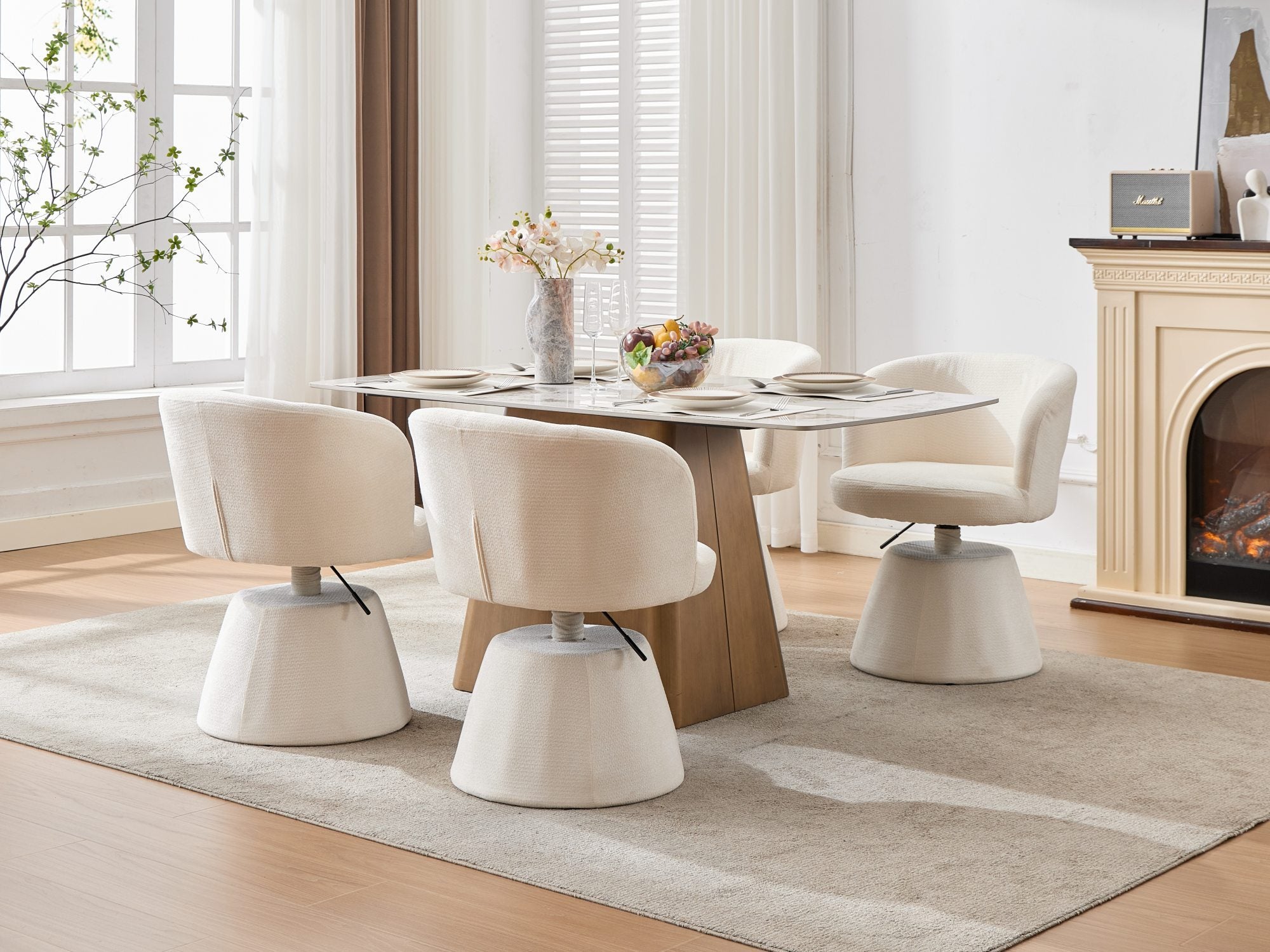 Adjustable Height 360° Swivel Ergonomic Bar Stool