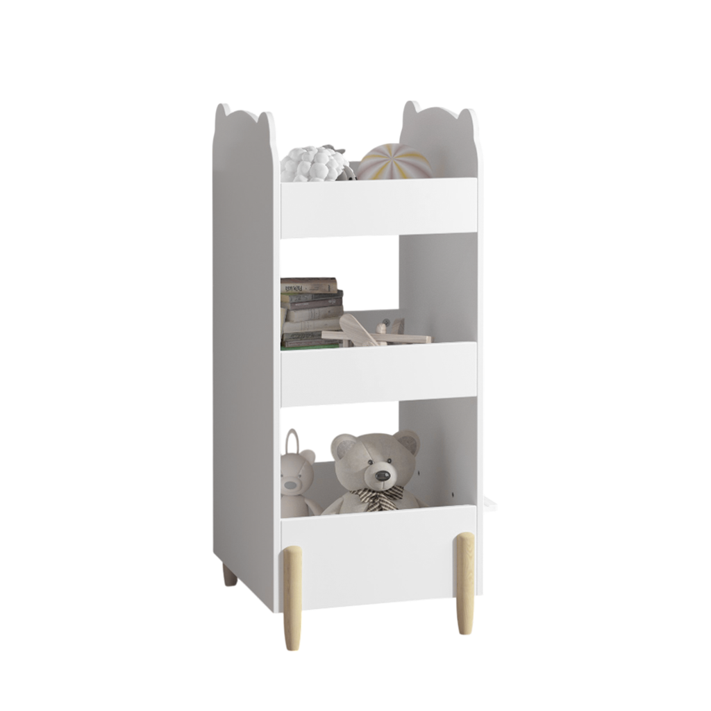 Kids Bookshelf with Chalkboard Side