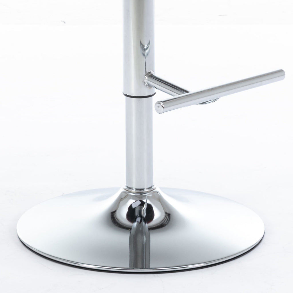 25-33 Inch Modern Velvet Swivel Barstools (Set of 2)