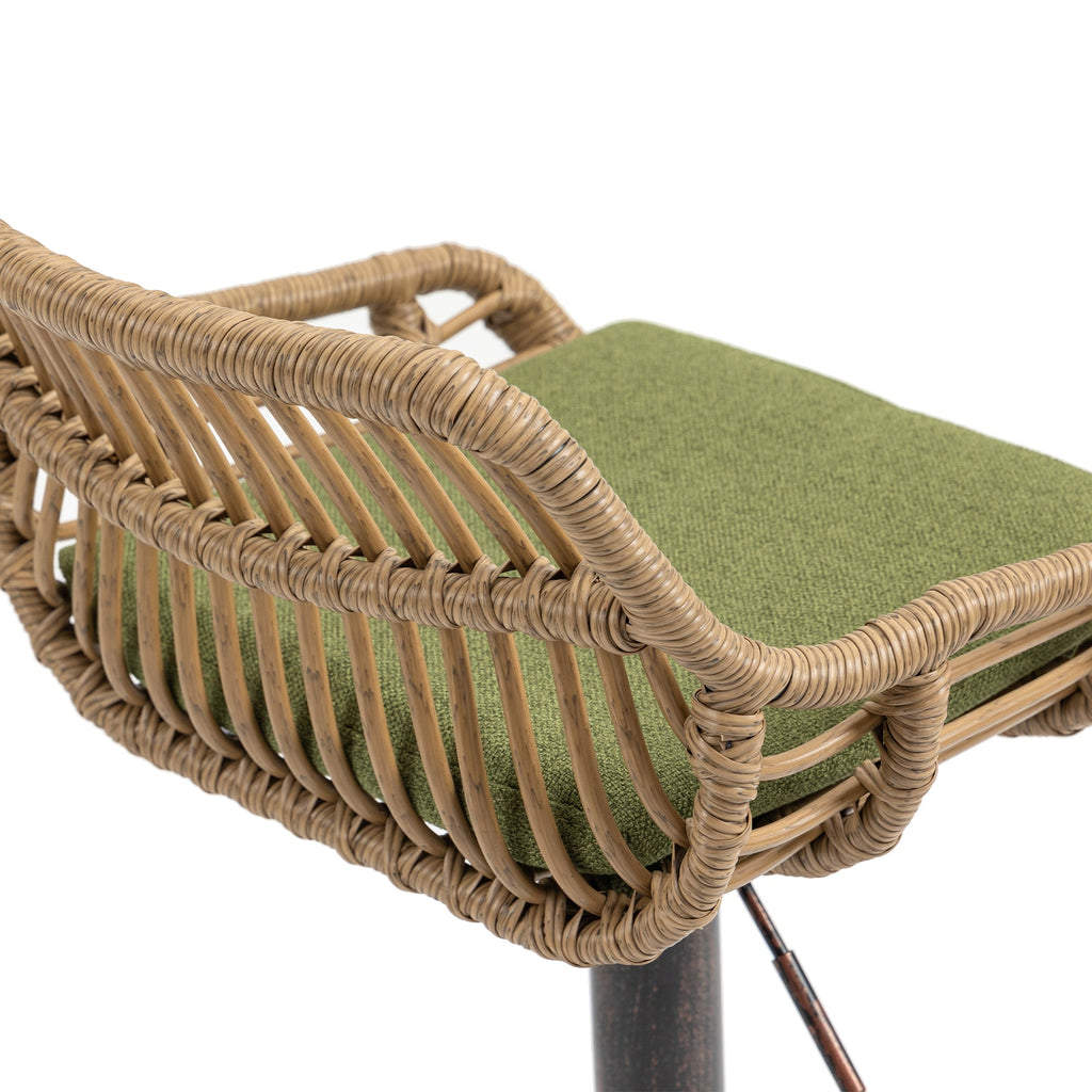 Modern Swivel Bar Stools (Set of 2)