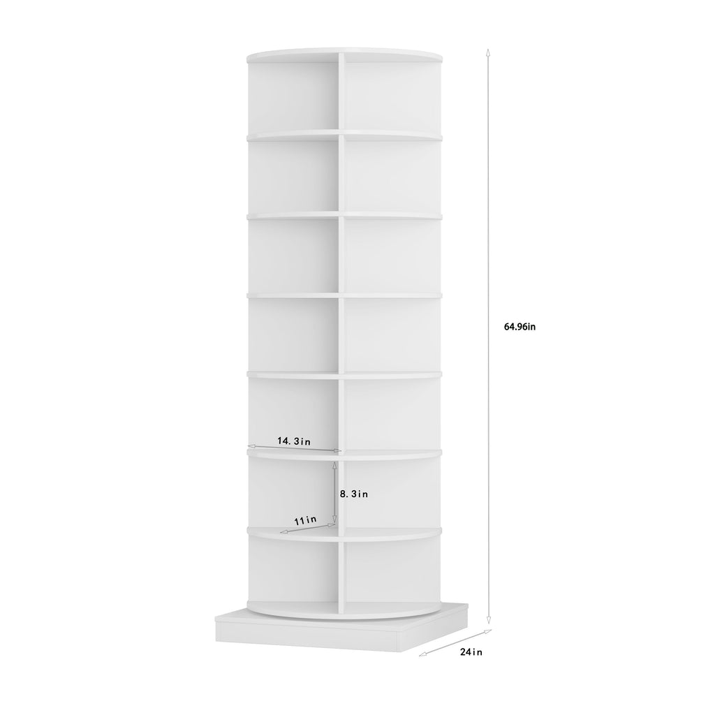 Modern 360° Rotating Shoe Cabinet 6/7 Layers Space Saver