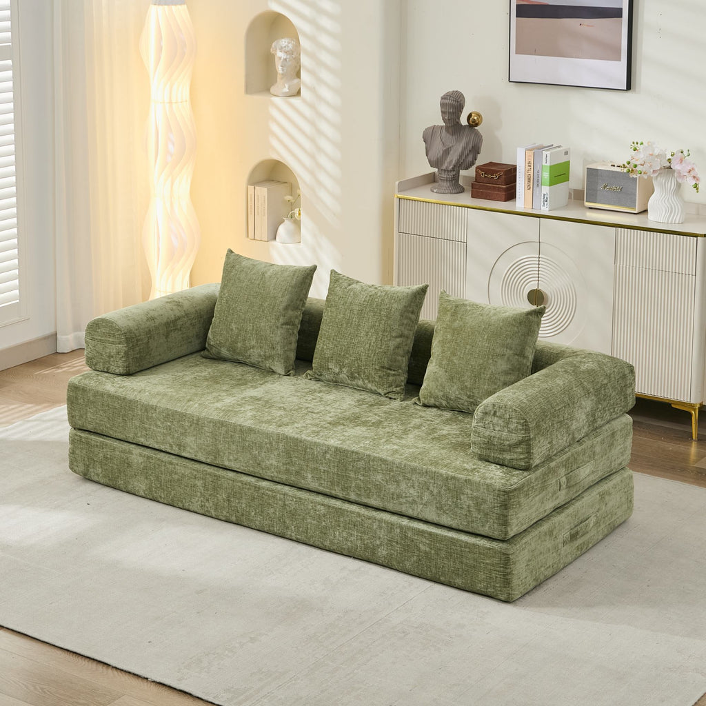 Comfy Convertible Folding Mattress Sofa Bed