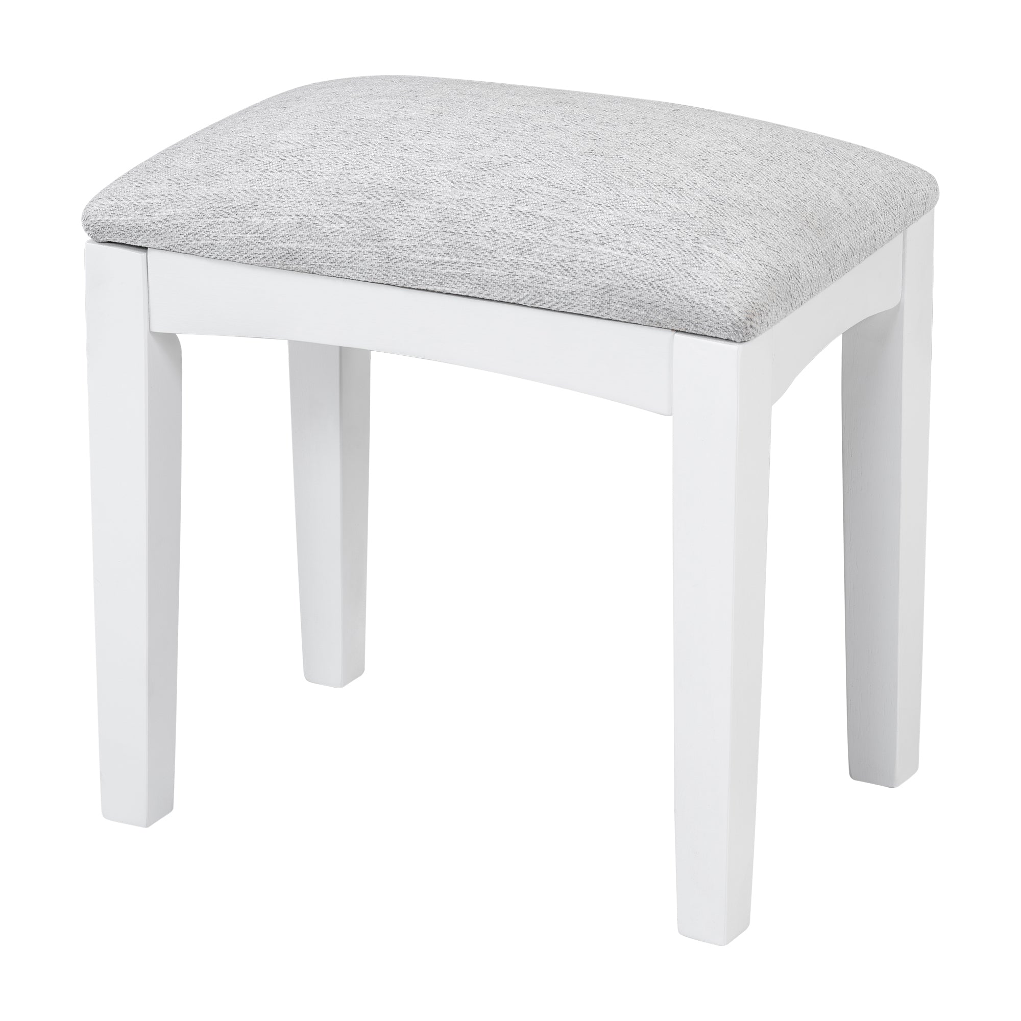 Elegant White Makeup Vanity Desk